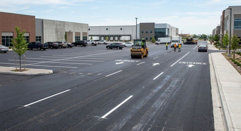 Asphalt Parking Lot Paving in Little Rock, AR